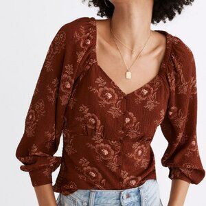 Madewell Preston Puff-Sleeve Top